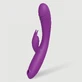 Zarah Vibrador Conejito Silicona Flexible con Succión Clitorial - Morado