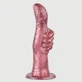Siliconen Duimnagel Fisting Plug 15 x 3,5 cm - Roze