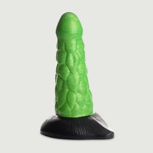 Radioactive Reptile Thick Scaly Silicone Dildo
