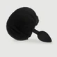 Plug Anal de Silicona Cola de Conejito para Principiantes - Negro