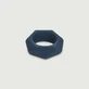 Boners Diamond Shaped Silicone Cock Ring - Grau