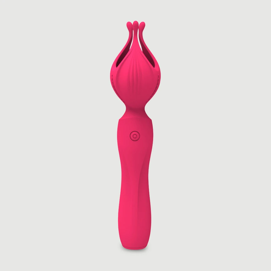 Flora Rose Clitoral Strong Vibrator - Pink