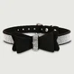 Collar With Bow & Rhinestones - Black