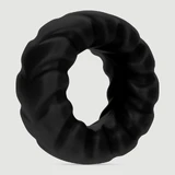 Forto F-25 23 mm Rugged Silicone Cock Ring - Black