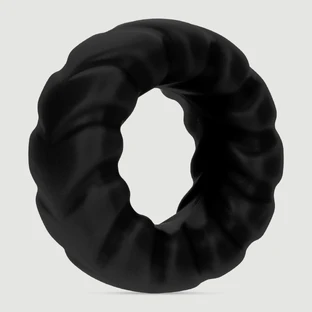 Forto F-25 23 mm Anneau de bite en silicone robuste - Noir