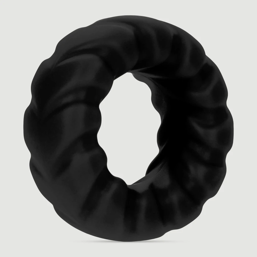 Forto F-25 23 mm Anneau de bite en silicone robuste - Noir