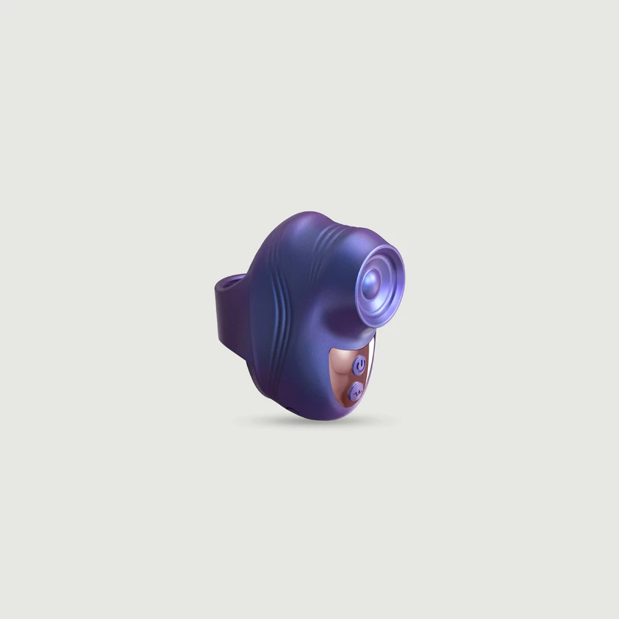 Kisscool Silicone Tapping Finger Vibrator - Purple
