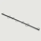 76,5 cm Metall Spreizstange - Silber