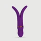 Cuma Vibrador Clitorial Premium 2 Puntas Silicona - Morado
