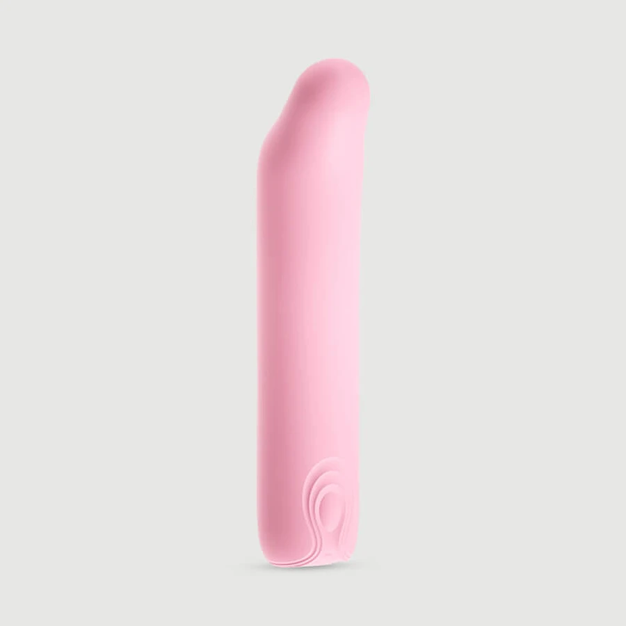 Pointy Mini Flüssigsilikon-Vibrator - Rosa