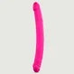 Real Sensation Großer doppelter Silikon Realistischer Dildo - Rosa