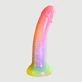Dildolls Stargazer Premium Siliconen Dildo met Zuignap - Veelkleurig