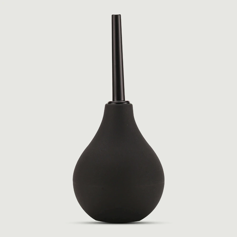 Anal Beginner's Small Silicone Anal Douche 89 ml - Black