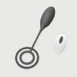 Sexopolis My Remote Play Geribbelde Silicone Afstandsbediening Bullet VIbrator Met Handvat - Zwart