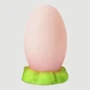 Medium Siliconen Eierdopje Met Zuignap 13 x 7 cm - Roze