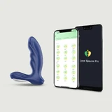Vibrador Masajeador de Próstata Masculino de Silicona de Elegante Aplicación - Azul
