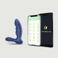 Eleganter Prostata-Massagevibrator für Männer auf Silikonbasis - blau