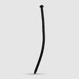 300 x 10.5 mm Silicone Urethral Sound - Black