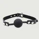 Ball Gag With Soft Strap - Black