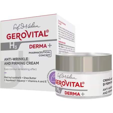 Gerovital H3 Derma+ anti-rimpel en verstevigende crème, 50 ml, Farmec