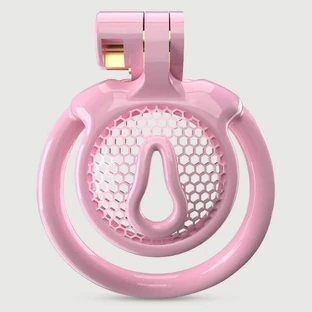 Jaula de Castidad Sissy 2,5 x 3 cm - Rosa
