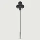 Club Tip Riding Crop 17 cm - Black