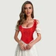 Sexy Plastic Bones Sexy Korset - Rood - Medium