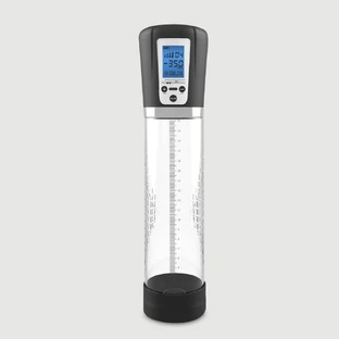 Sexopolis Male LCD Screen Electric Enhancer Auto Penis Pump - Transparent