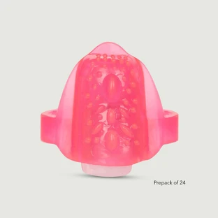 Vibrating Tongue Teaser Ring - Pink