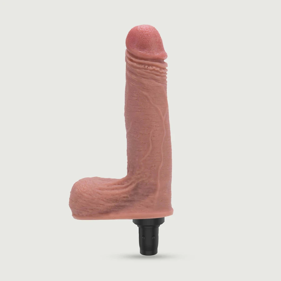 Vibrador de silicona realista de 16 cm para Sexopolis Sex Machines - Flesh
