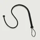 Fusta de cuero sintético trenzado Bullwhip - Negro