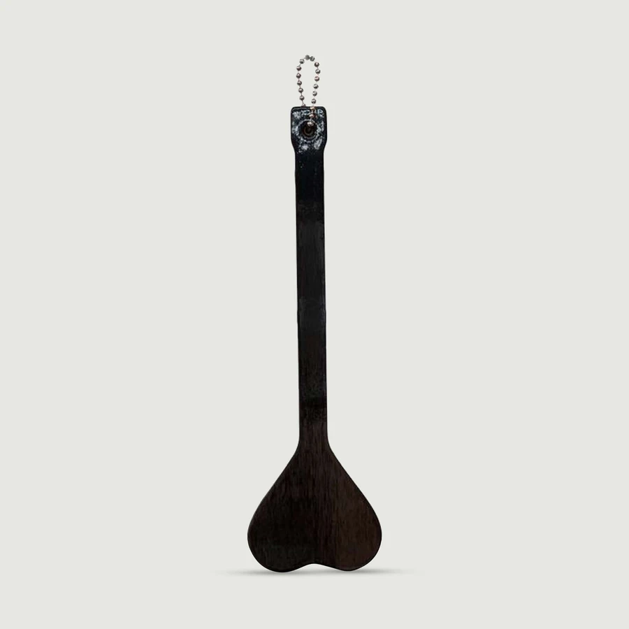 Pagaie de fessée en bambou 7 - Noir