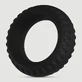 Forto F-12 35 mm Cock Ring Con Costillas Exteriores - Negro