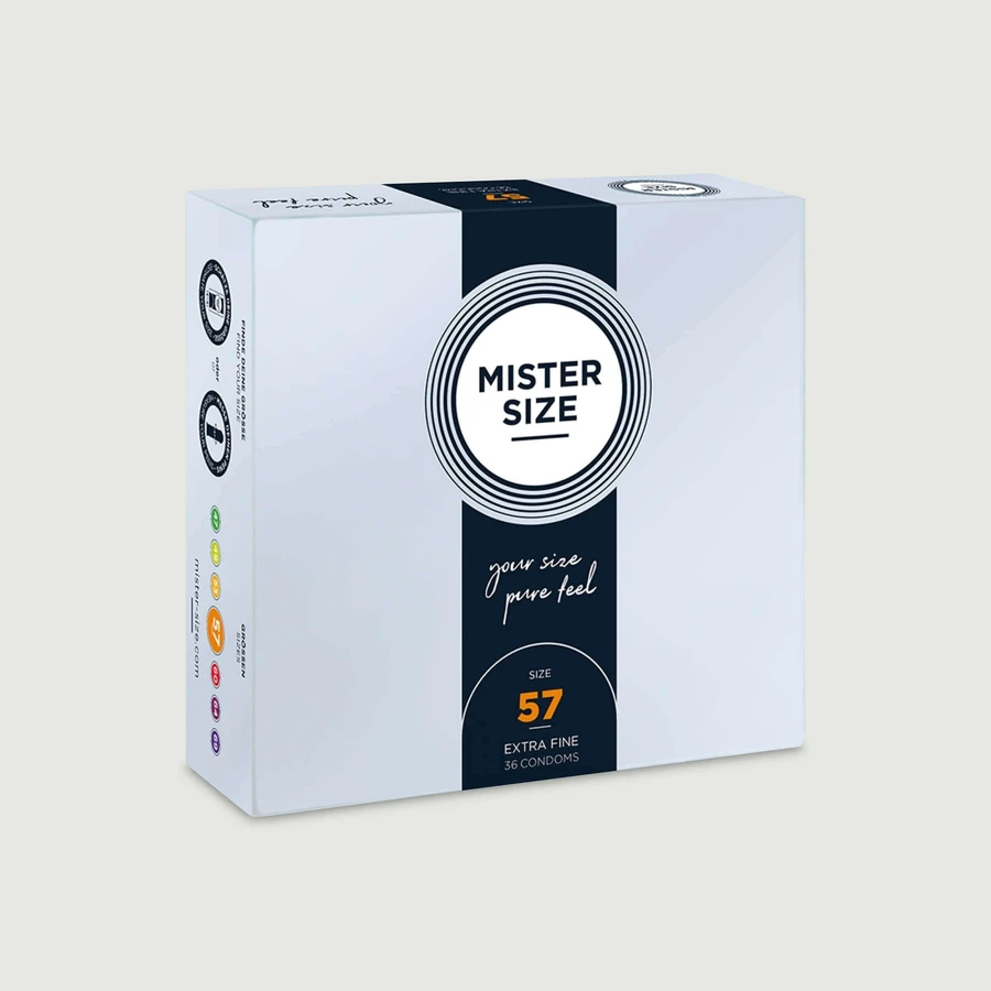 Mister Size Pure Feel Condoms 57 mm - 36 pieces