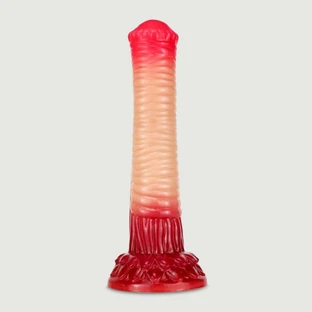 Trempix Elephant Silicone Dick avec ventouse 22 x 5,5 cm - Rouge