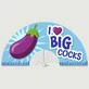 Abanico I Love Big Cocks 64 cm