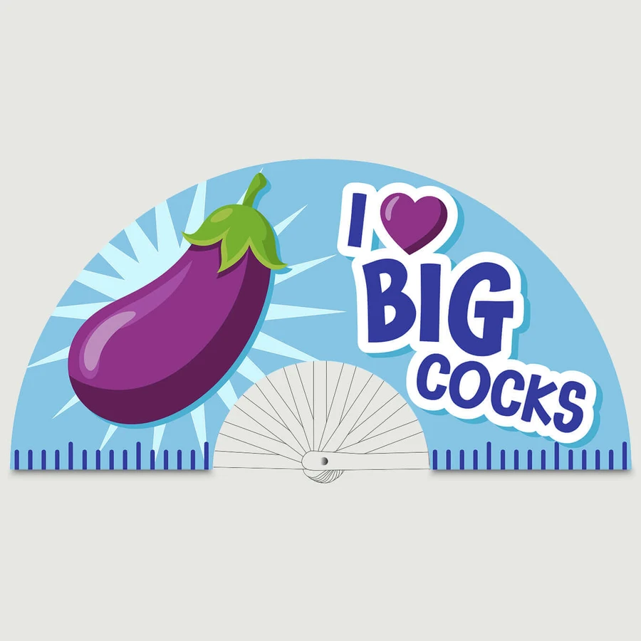 Abanico I Love Big Cocks 64 cm