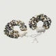 Sexopolis BDSM Beginner's Metal Animal Print Furry Hand Cuffs