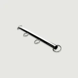 Barra de metal 46 cm - Plata