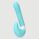 Venus Thrusting Silicone Rabbit Vibrator mit abnehmbarem Klitoris Stimulator - Grün