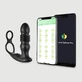 Power Thruster Wave App Controlled Prostate Silicone Prostate Thrusting Vibrator With Cock Ring - Black