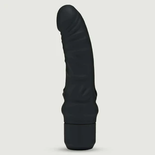 Mini Classic Realistische Siliconen G-Spot Vibrator - Zwart