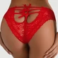 Sexy Bikini-Höschen aus Spitze - Rot - Einheitsgröße