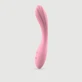 Tigi Curved Wavy Premium Silicone G-Spot Vibrator - Rose