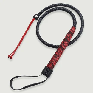 Chinesisches Design Rührbesen - Schwarz/Rot