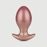 Round Wonder Silicone Small Butt Plug - Bronze