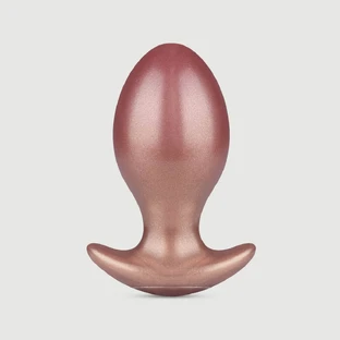 Round Wonder Silicone Small Butt Plug - Bronze