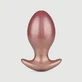 Round Wonder Silicone Small Butt Plug - Bronze