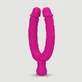 Jojo Double Realistic Silikon Vibrator - Rosa