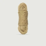 Corda Bondage in canapa con lavorazione a maglia stretta 10 m - Marrone